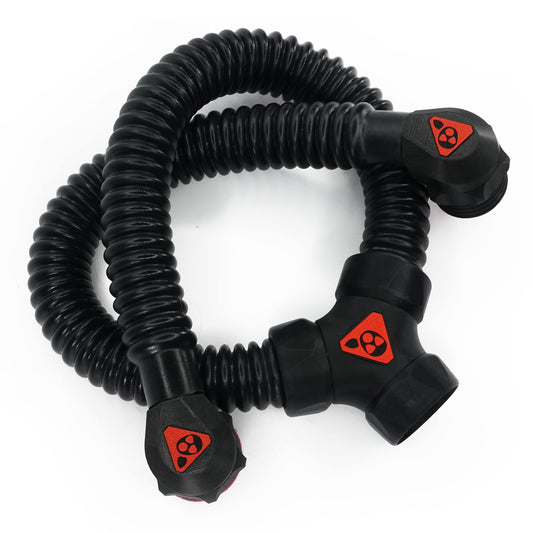 "Y" Splitter rubber hose - 2x 40cm