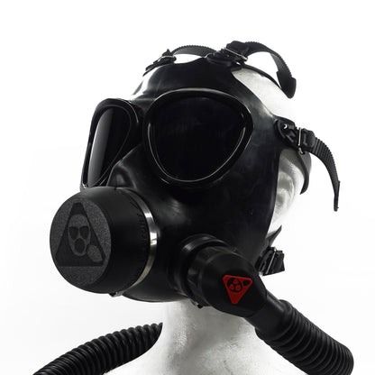 Rubber hose with a 90-degree angled connector - 80cm