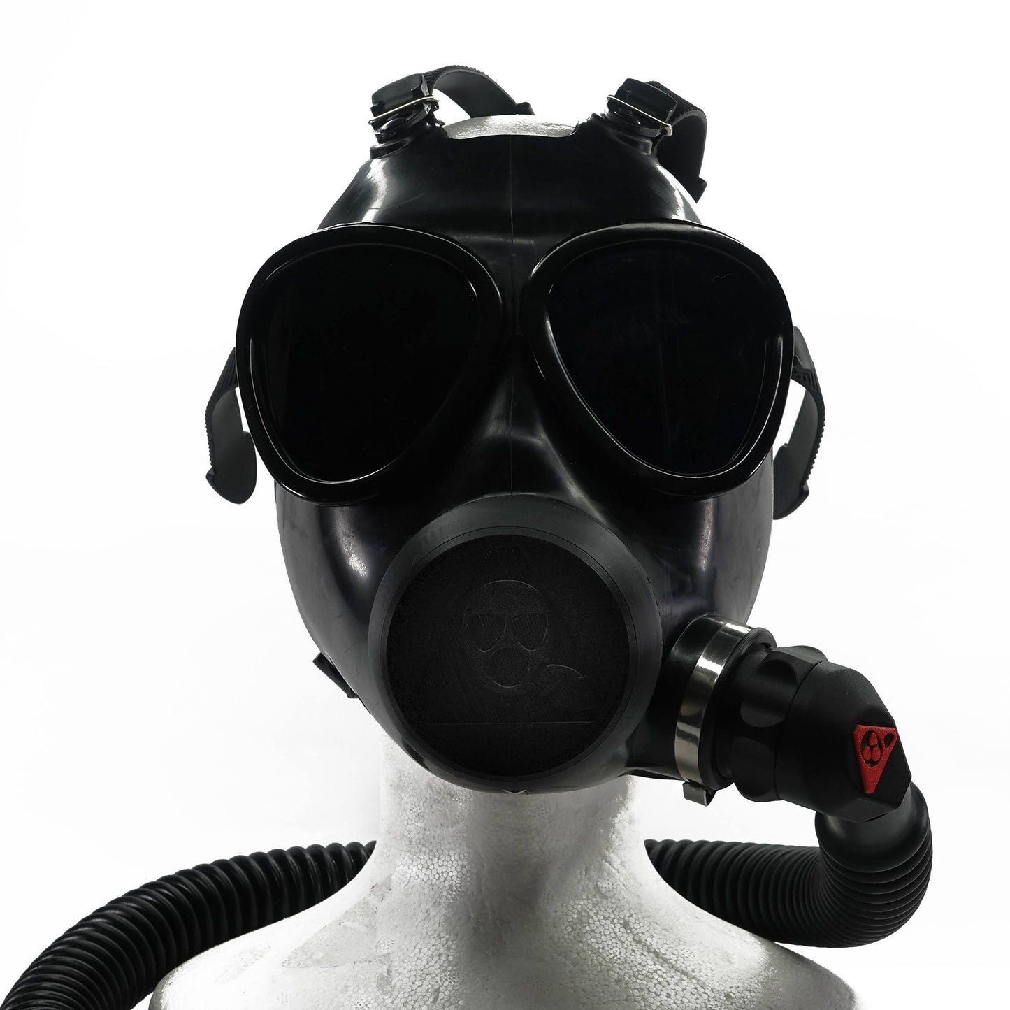 Rubber hose with a 90-degree angled connector - 80cm